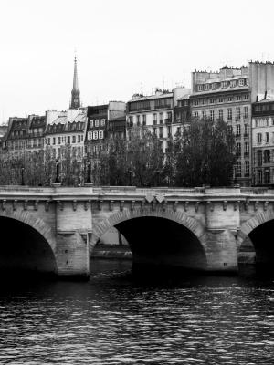 法国巴黎新桥手机壁纸