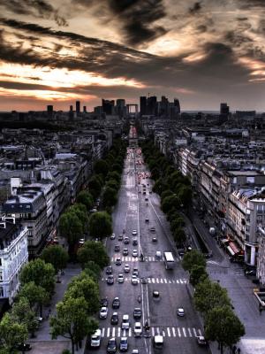 巴黎风景城市景观手机壁纸