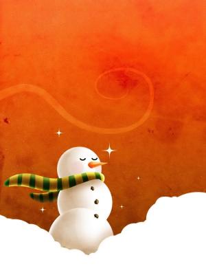 雪人冬季手机壁纸