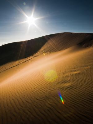 沙漠太阳手机壁纸