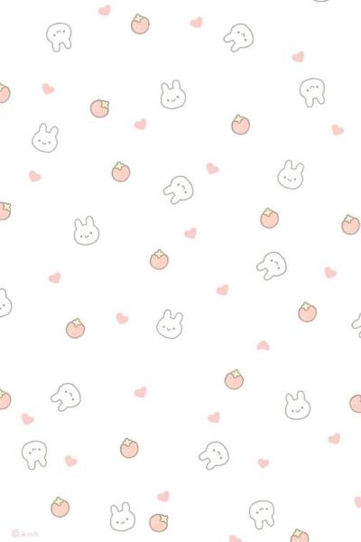 草莓小兔子手绘图片