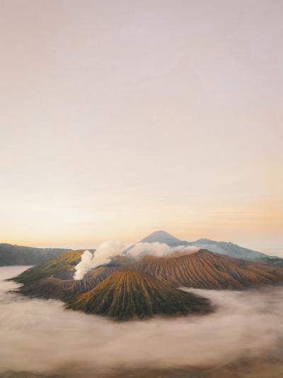 印尼爪哇的布罗莫火山日出